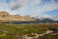 Africa- Beautiful Mountainous Coastline from Rooi Els Royalty Free Stock Photo