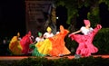 Gorgeous Colombian women performing traditional dance