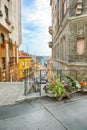 Gorgeous colorful streets in Budapest