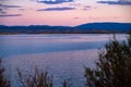 Gorgeous colors of the sky and lake in Flaming Gorge Royalty Free Stock Photo