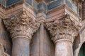 Gorgeous Column Ornament of Cathedral Basilica of the Assumption of the Virgin in Cusco, Peru