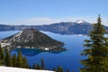 Gorgeous Crater lake on a spring day, Oregon