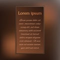 Gorgeous dark chocolate design templates for your invitation or cover or poster background.