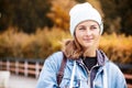 Beautiful young brunette woman Royalty Free Stock Photo