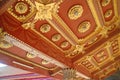 Details of the Cloister Ceiling of The Marble Temple or Wat Benchamabophit in Bangkok, Thailand