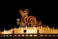 Gorgeous dragon statue in Sawan Park, Nakhon Sawan