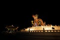 Gorgeous dragon statue in Sawan Park, Nakhon Sawan