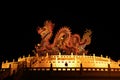 Gorgeous dragon statue in Sawan Park, Nakhon Sawan