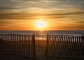 Dreamy Sunset, Torrance Beach, South Bay of Los Angeles County, California Royalty Free Stock Photo