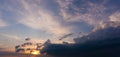 Gorgeous evening cloudscape