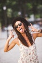 Gorgeous Funky Girl Royalty Free Stock Photo