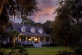 Gorgeous house at twilight Royalty Free Stock Photo