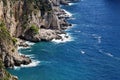 Gorgeous landscape of famous faraglioni rocks on Capri island, Italy. Royalty Free Stock Photo