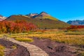 Gorgeous landscape of Patagonia& x27;s Tierra del Fuego National Park Royalty Free Stock Photo