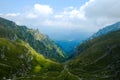 Gorgeous landscape on the way to Omu Peak Royalty Free Stock Photo