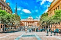 PARIS, FRANCE - JULY 04, 2016 : Paris Courthouse Palais de Justice de Pariswith tourist`s in Paris. France