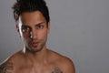 Gorgeous man posing shirtless Royalty Free Stock Photo
