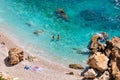 Gorgeous mediterranean beach in summer