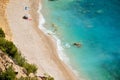 Gorgeous mediterranean coast beach in summer