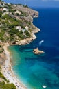 Gorgeous mediterranean coast in summer Royalty Free Stock Photo