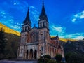 Gorgeous Monastery at the Top of Mountain Royalty Free Stock Photo