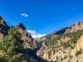 Gorgeous mountains and green trees in Colorado Royalty Free Stock Photo