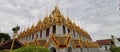 Gorgeous multi-tiered Loha Prasat at Royal temple Wat Ratchanaddaram