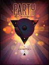 Gorgeous music party poster design