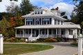 Gorgeous New England Home Royalty Free Stock Photo
