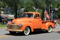 Gorgeous old truck taking part in holiday parade,Saratoga Springs, New York,2016