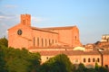 Gorgeous panorama of Siena at sunset, Tuscany, Italy Royalty Free Stock Photo