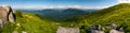 Gorgeous panoramic landscape on Runa mountain Royalty Free Stock Photo