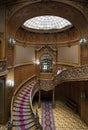 The lobby of Scientists` House in Lviv, Ukraine.