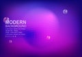 Gorgeous purple hue background with abstract geometric shapes