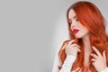 Gorgeous redhead girl Royalty Free Stock Photo