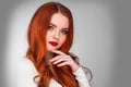 Gorgeous redhead girl Royalty Free Stock Photo