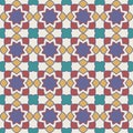 Gorgeous Seamless Arabic Tile Pattern Design. Islamic Wallpaper or Background