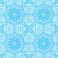 Texture seamless vector pattern arabesque from blue and white oriental tiles, ornaments doodle