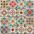 Gorgeous seamless pattern . Moroccan, Portuguese tiles, Azulejo, ornaments.