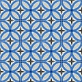 Gorgeous seamless pattern white Turkish, Moroccan, Portuguese tiles, Azulejo, ornament. Royalty Free Stock Photo