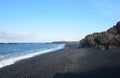 Gorgeous Seascape of Black Sand Beach at Dritvik