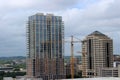 Gorgeous skyline with tall and short business and apartment complexes, Austin, Texas, 2018