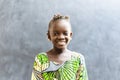 Gorgeous Smile on African Black Girl Toothy Laughing Portrait Shot