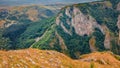Gorgeous summer view of Cheile Turzii Turzii`s Gorge canyon, large natural reserve Royalty Free Stock Photo
