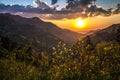 Gorgeous Sunrise In The Great Smoky Mountains National Park Royalty Free Stock Photo