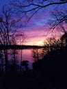 Gorgeous Sunset on Lake Wylie in Tega Cay, South Carolina