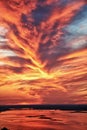 Gorgeous sunset sky Royalty Free Stock Photo