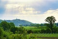 Gorgeous sunset in Vipava valley, Slovenia Royalty Free Stock Photo