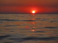 Gorgeous sunsets of the Black Sea! Unreal beauty seems to be an ordinary event. Royalty Free Stock Photo