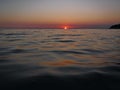 Gorgeous sunsets of the Black Sea! Unreal beauty seems to be an ordinary event. Royalty Free Stock Photo